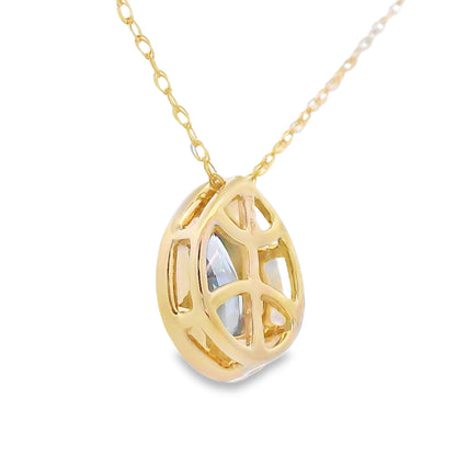 Mystic Fire Topaz Fashion Pendants 10KT Yellow Gold Bids.com