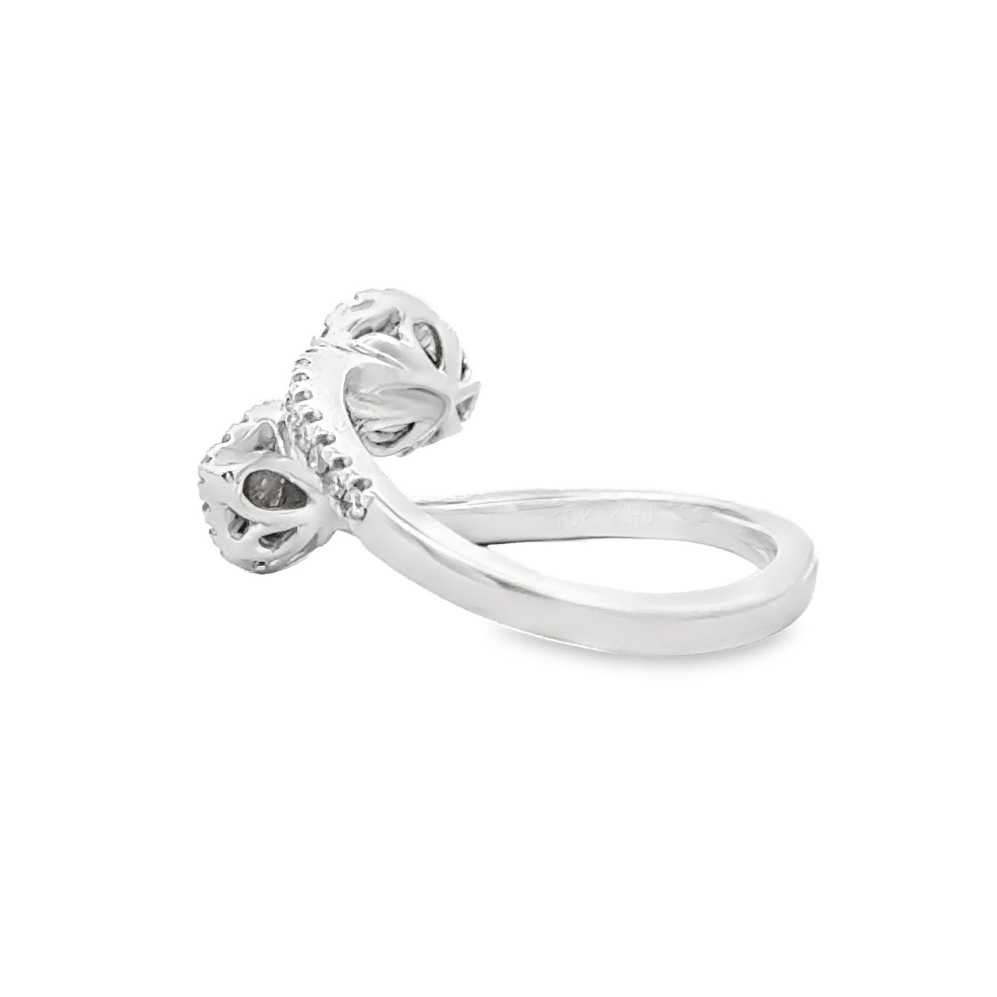 Genuine .50ct Diamond Ring 10KT White Gold Bids.com