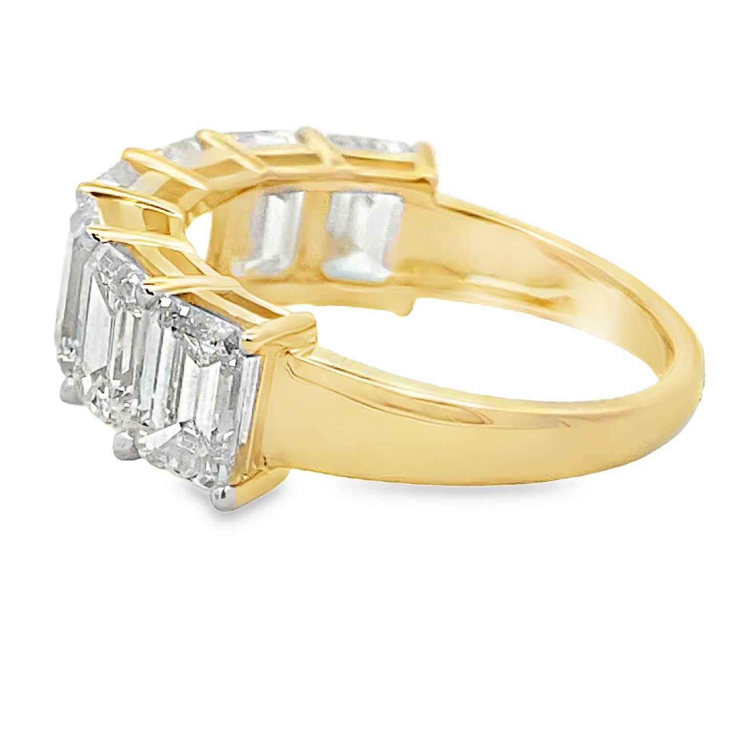 Lab Grown Diamond Fashion band rings 14KT Yellow Gold Bids.com
