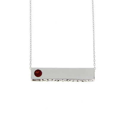 Genuine Garnet Fashion Pendants Sterling Silver Bids.com