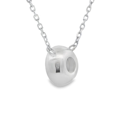 Natural .25ct Lab Grown Diamond Pendant Sterling Silver Bids.com