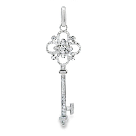 .66ct Moissanite Fashion Pendants Sterling Silver Bids.com