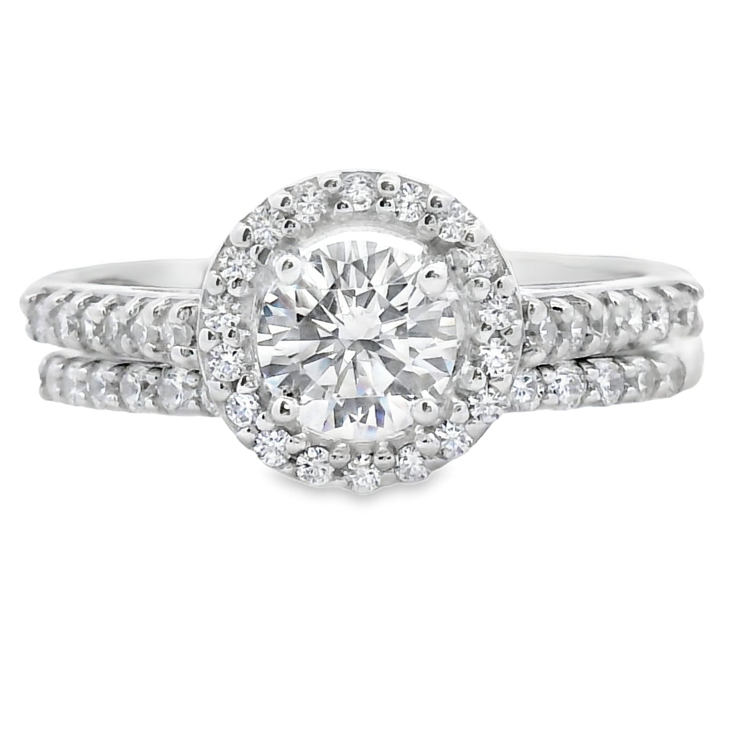 Natural Cubic Zirconia CZ SS Bridal Sterling Silver Bids.com