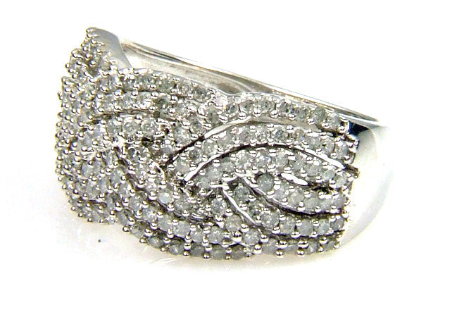 Natural 1.00ct Diamond Ring 10KT White Gold Bids.com