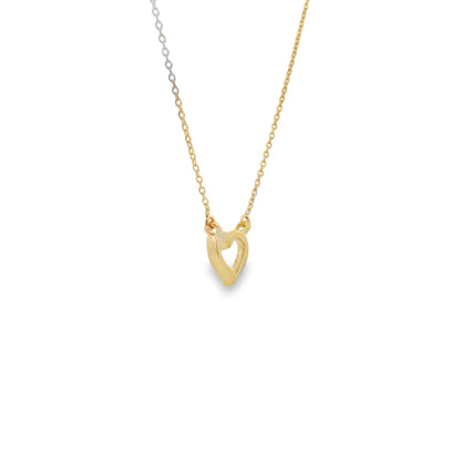 .03ct Diamond Heart Love Pendant 14KT Yellow Gold Bids.com