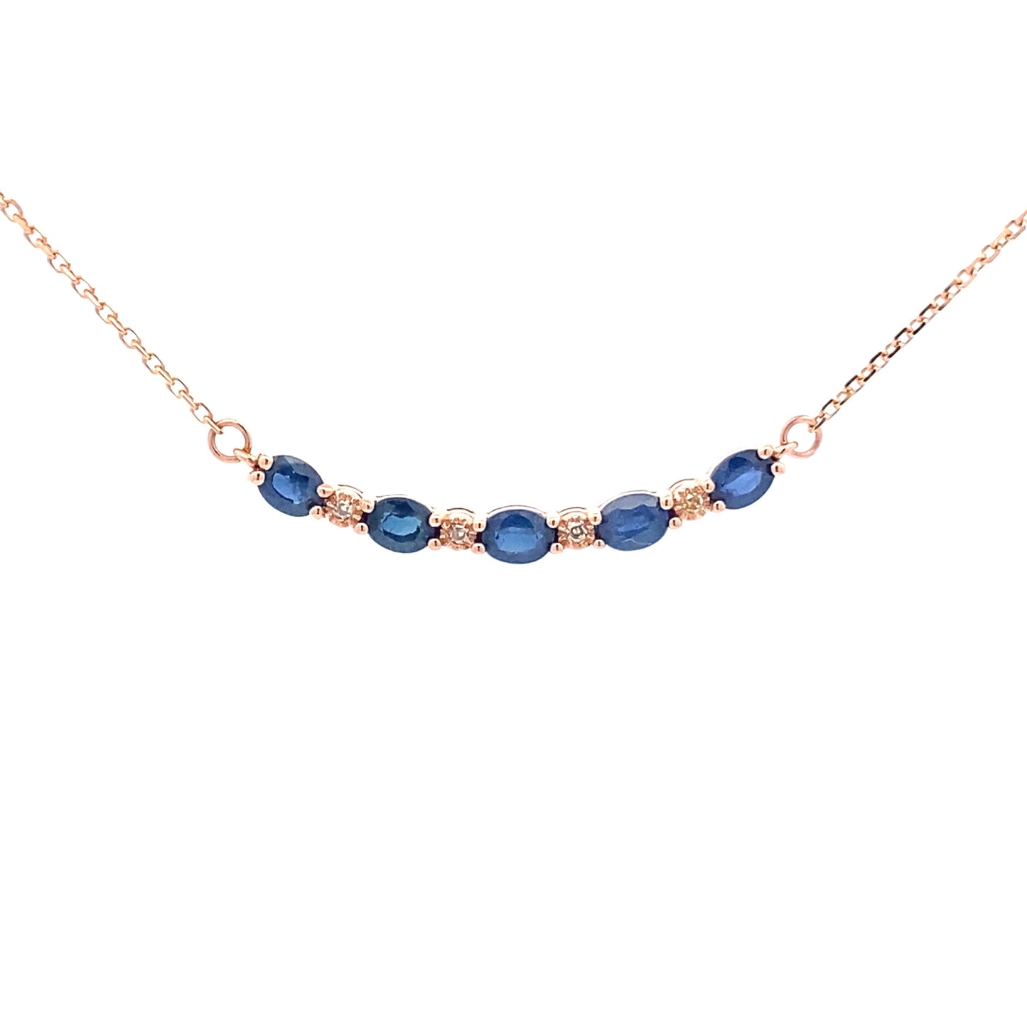 .73ct Sapphire Diamond Fashion Pendants 10KT Rose Gold Bids.com