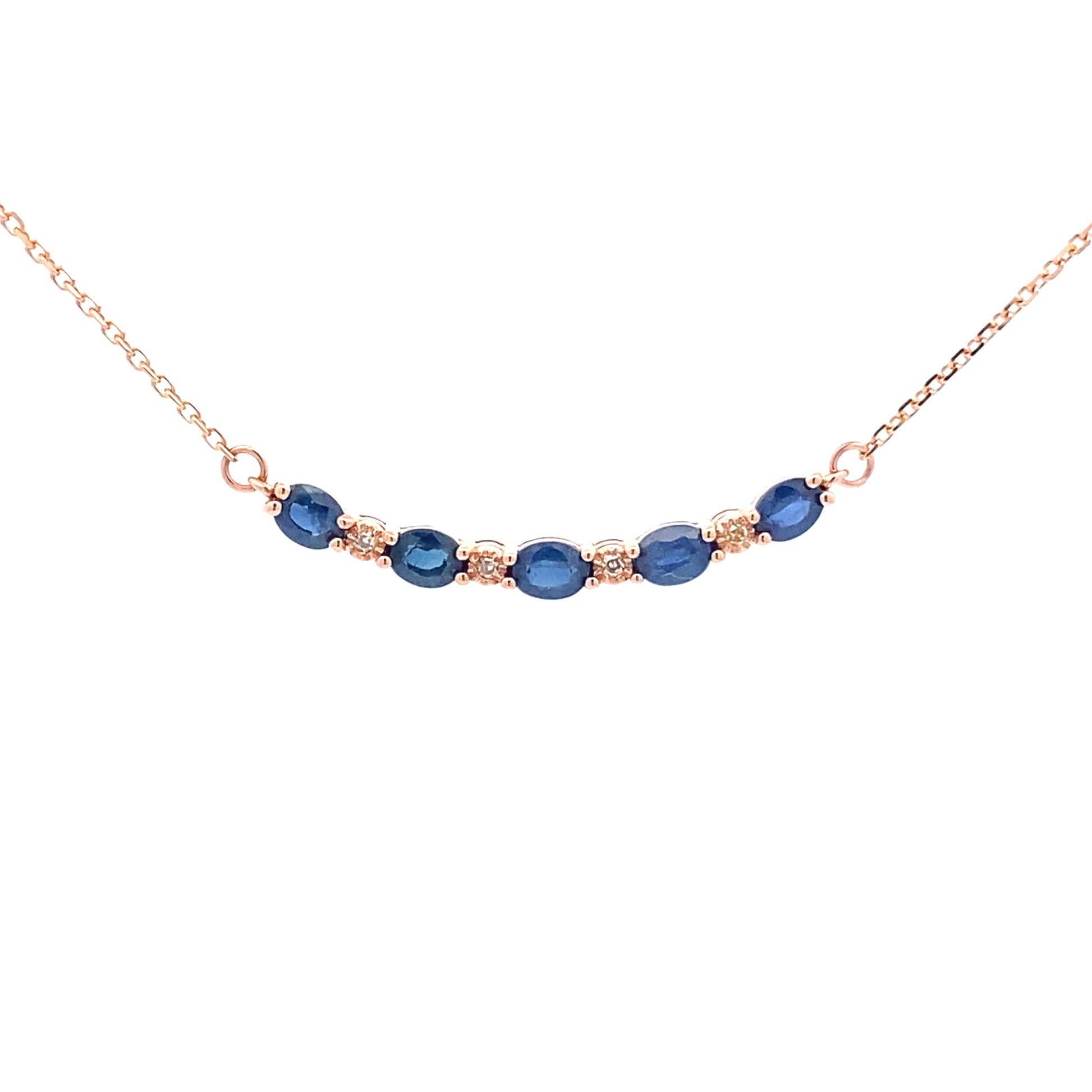 .73ct Sapphire Diamond Fashion Pendants 10KT Rose Gold Bids.com