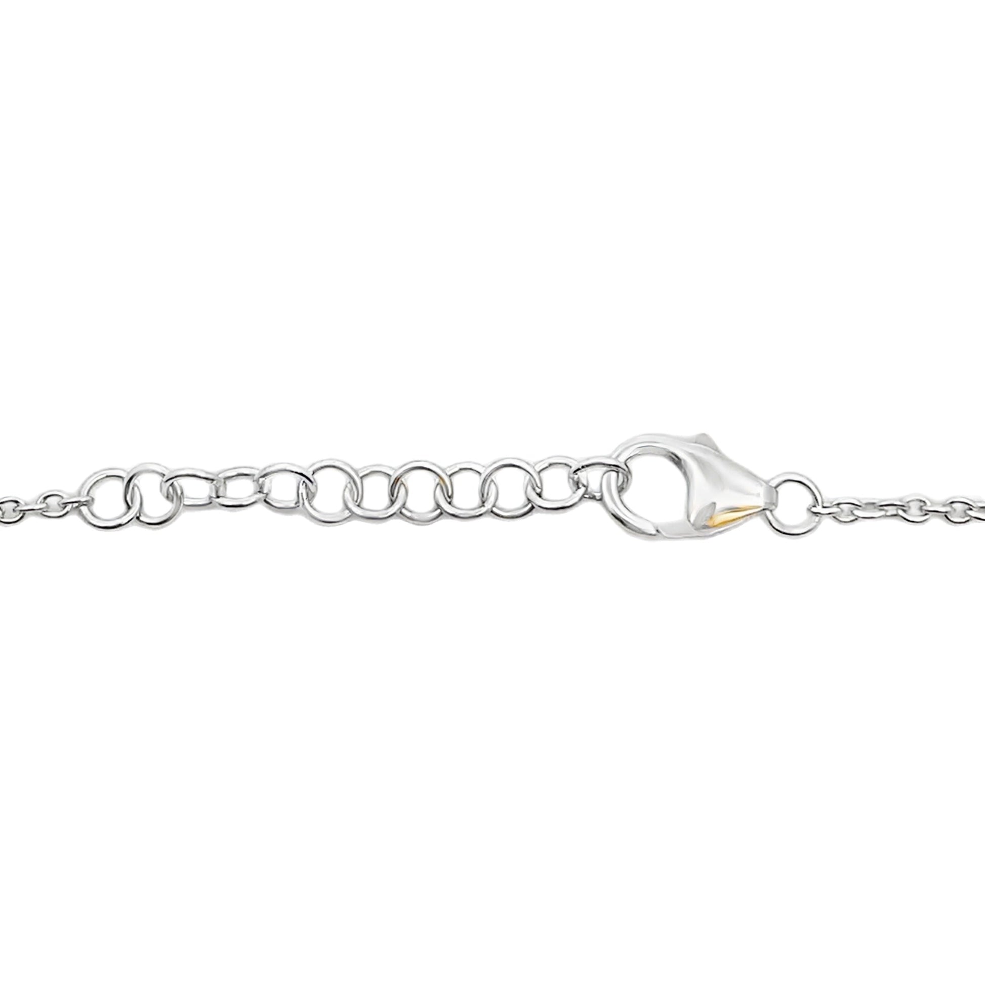 Natural .10ct Diamond Bracelet 14KT White Gold Bids.com