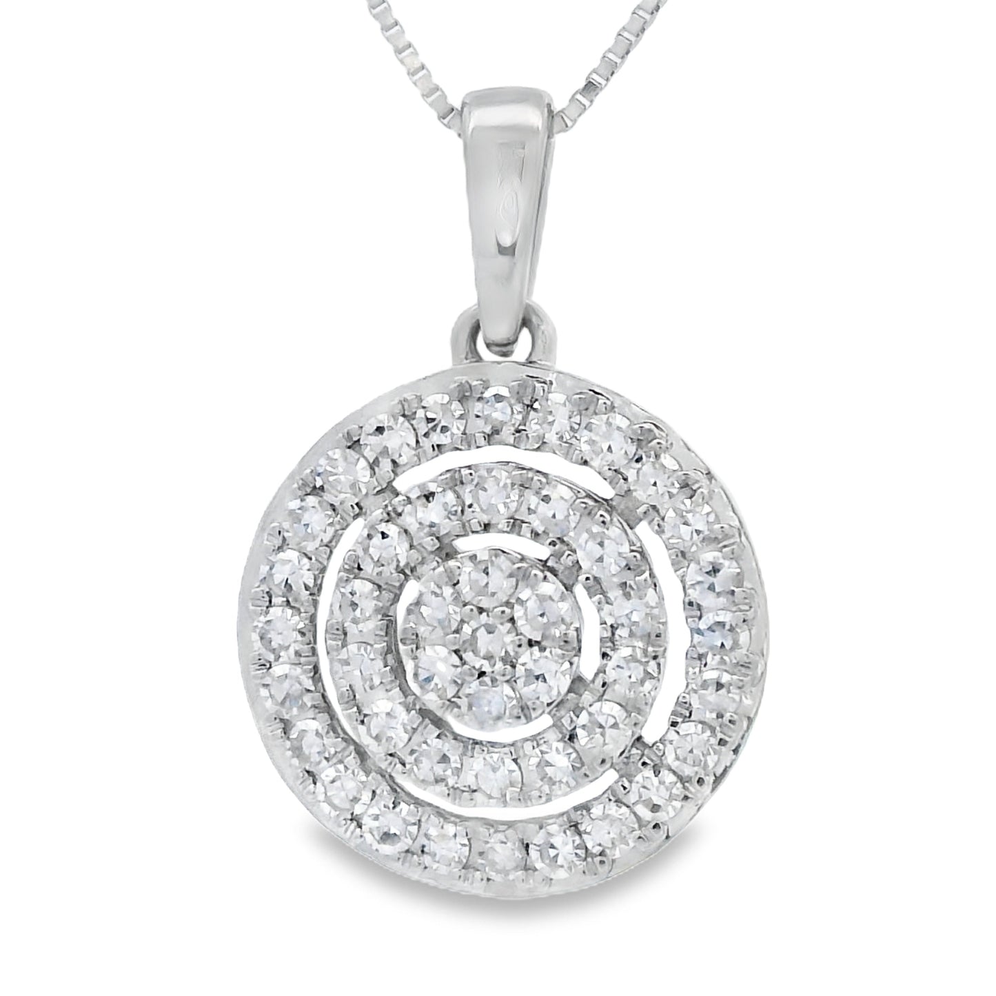 Lab Grown Diamond Fashion Pendants 14KT White Gold Bids.com