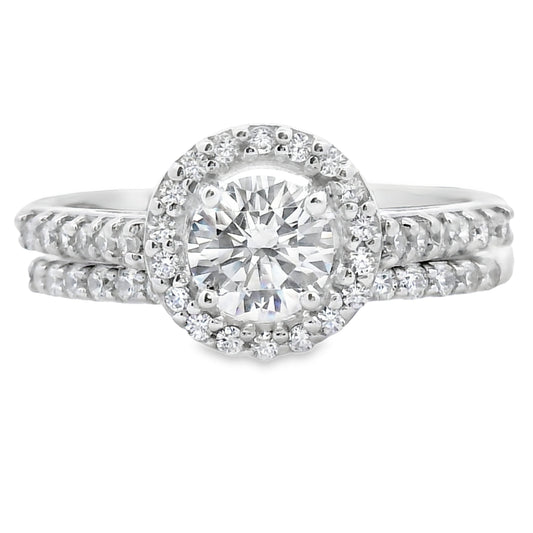Genuine Cubic Zirconia CZ SS Bridal Sterling Silver Bids.com