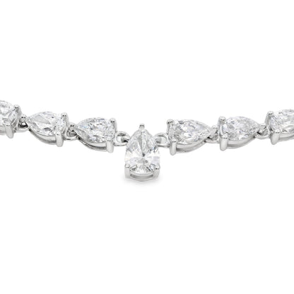 15.00ct Lab Grown Diamond Tennis 14KT White Gold Bids.com