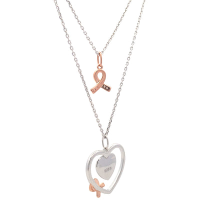 .02ct Diamond Heart Love Pendant Sterling Silver Bids.com