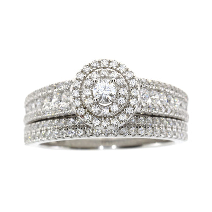 Natural Cubic Zirconia CZ SS Bridal Sterling Silver Bids.com