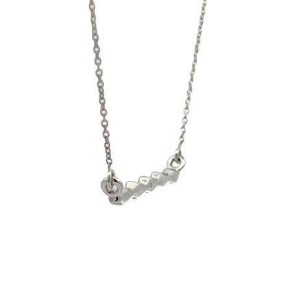 Genuine .05ct Diamond Fashion Pendants 14KT White Gold Bids.com