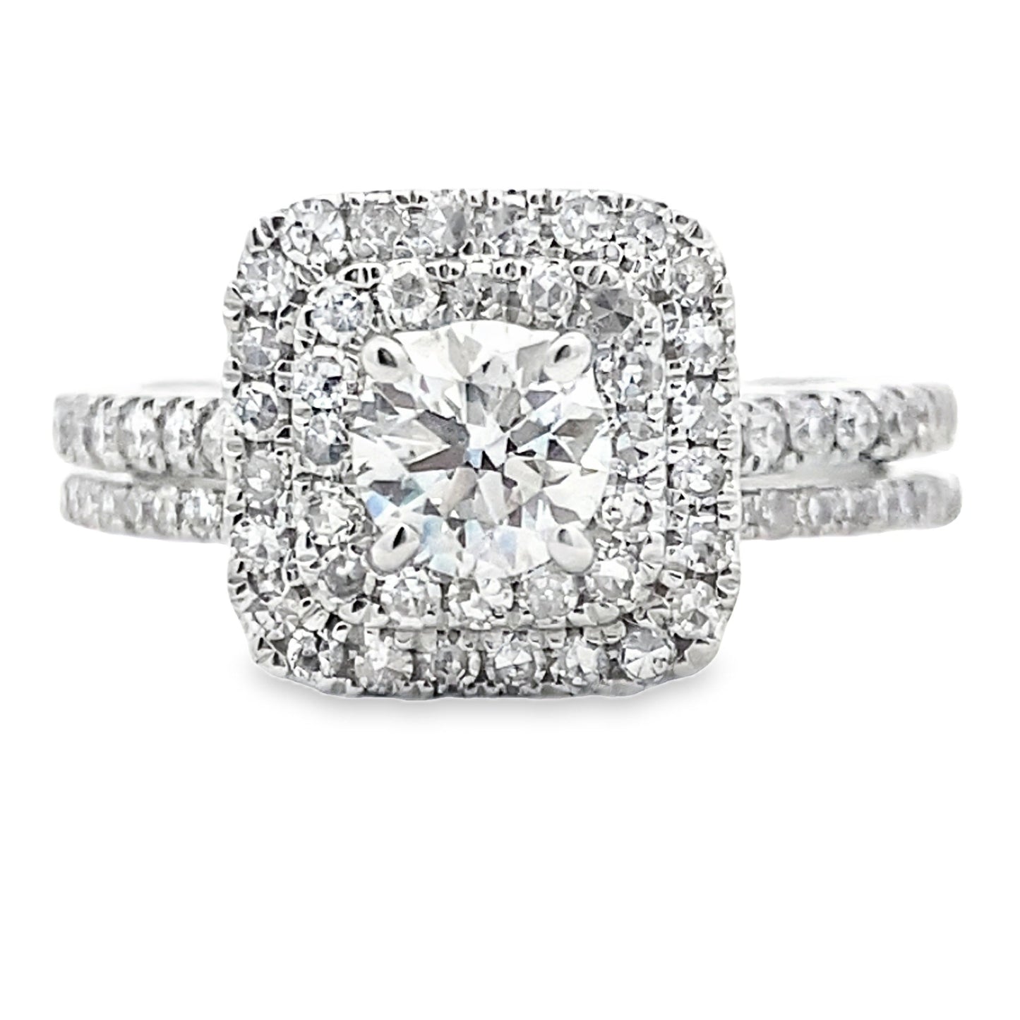Lab Grown Diamond Fashion band rings 14KT White Gold Bids.com