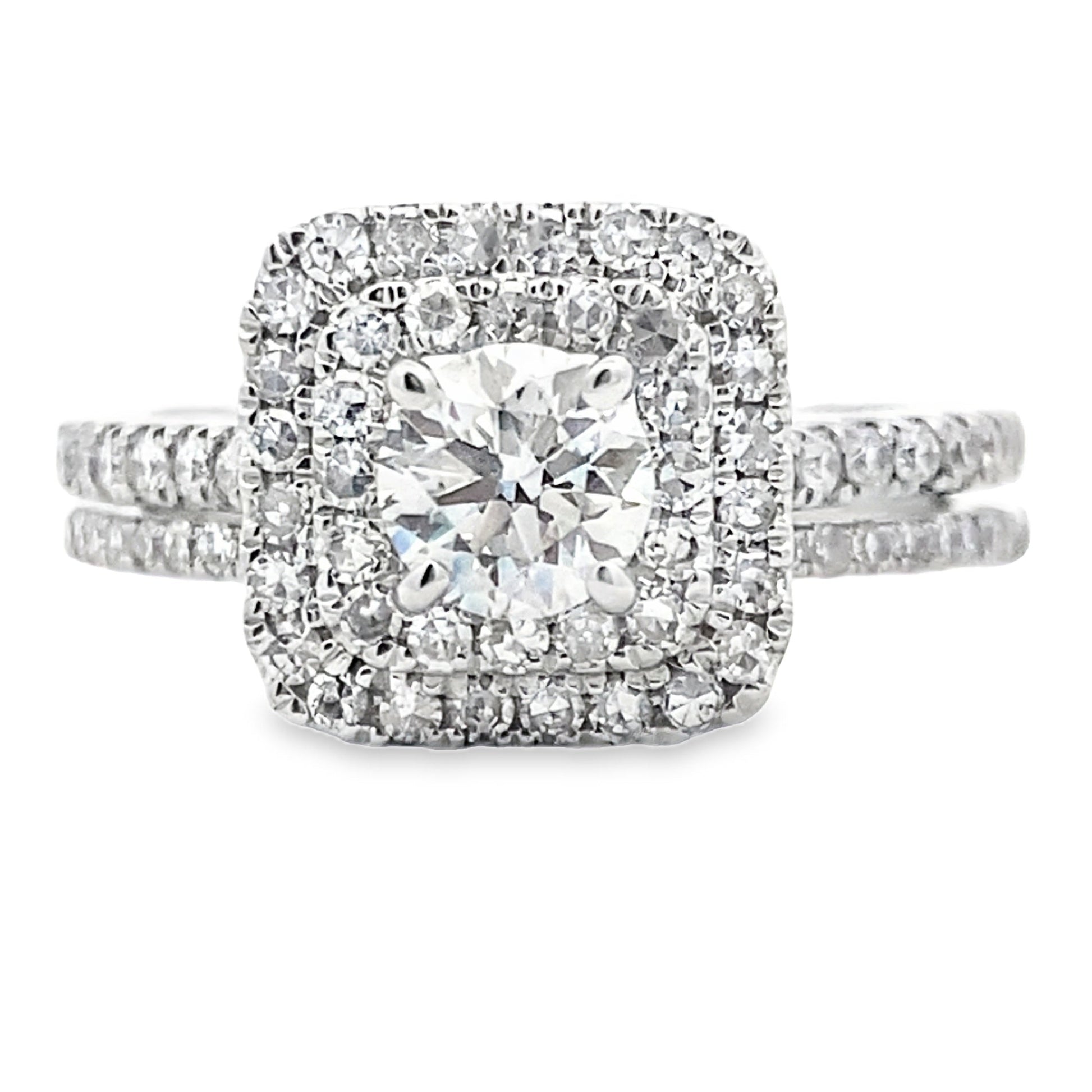 Lab Grown Diamond Fashion band rings 14KT White Gold Bids.com