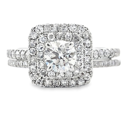 Lab Grown Diamond Fashion band rings 14KT White Gold Bids.com