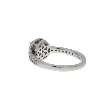 Natural Cubic Zirconium Ring Sterling Silver Bids.com