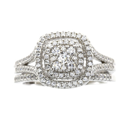 Genuine Cubic Zirconium CZ SS Bridal Sterling Silver Bids.com