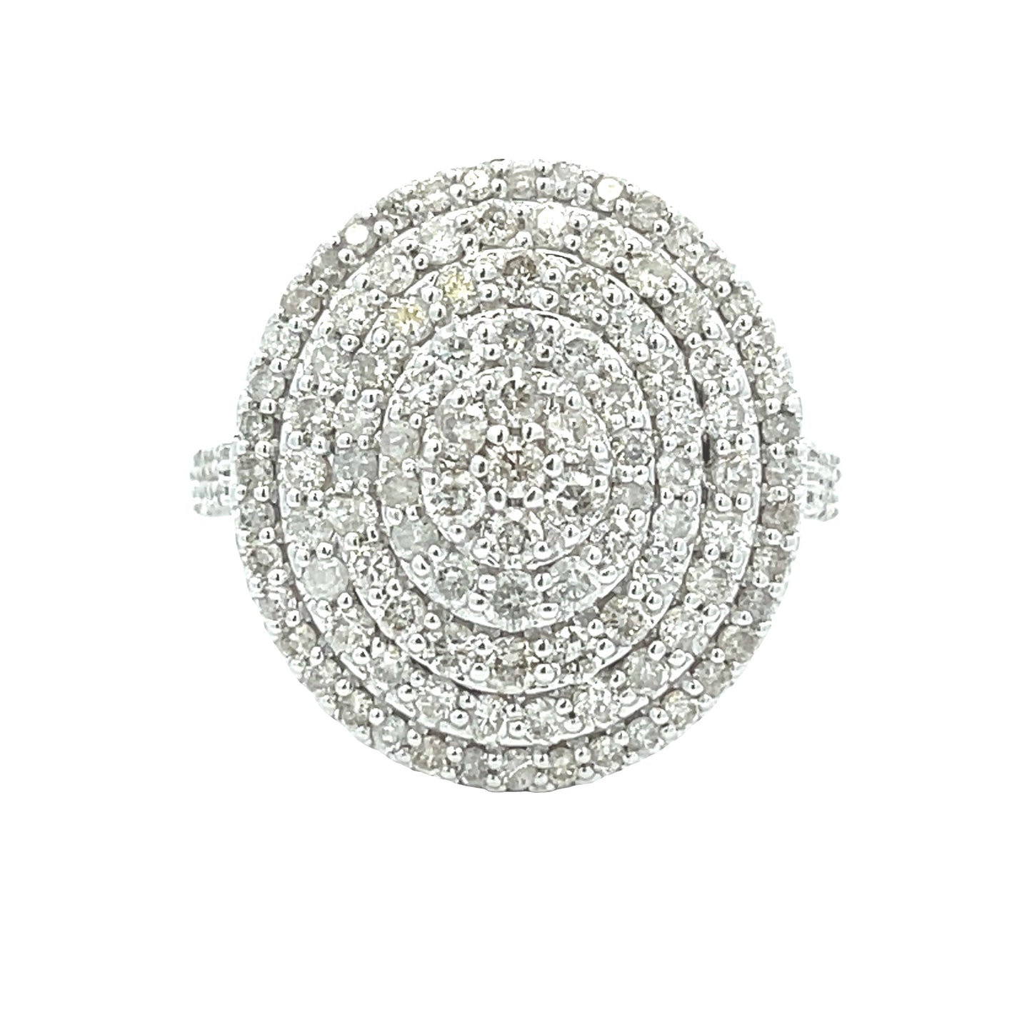 Genuine 1.50ct Diamond Ring 14KT White Gold Bids.com