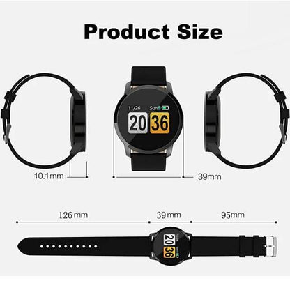 IMOSI Q8 Smartwatch Stainless Steel BT Fitness Tracker DailySale