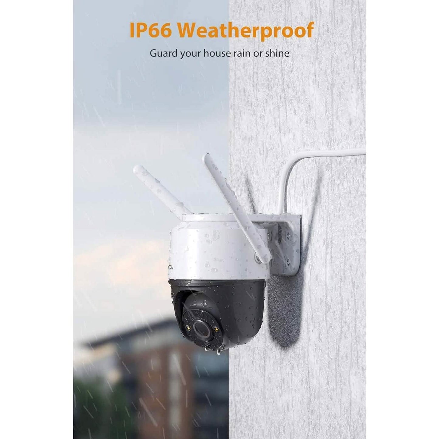 Imou Security Camera Outdoor with Floodlight and Sound Alarm  (Refurbished) DailySale