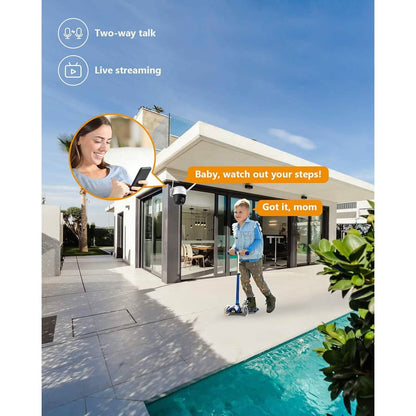 Imou Security Camera Outdoor with Floodlight and Sound Alarm  (Refurbished) DailySale