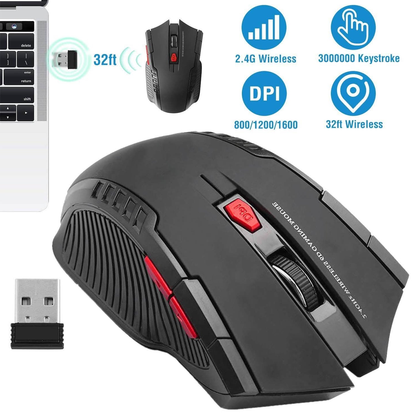 iMountek 2.4G Wireless Gaming Mouse DailySale