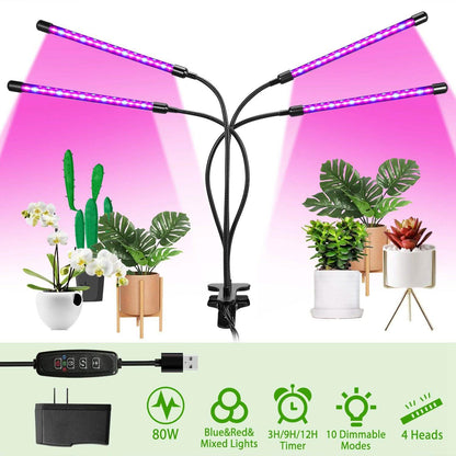 iMounTEK 80W 80 LEDs Plant Lights DailySale