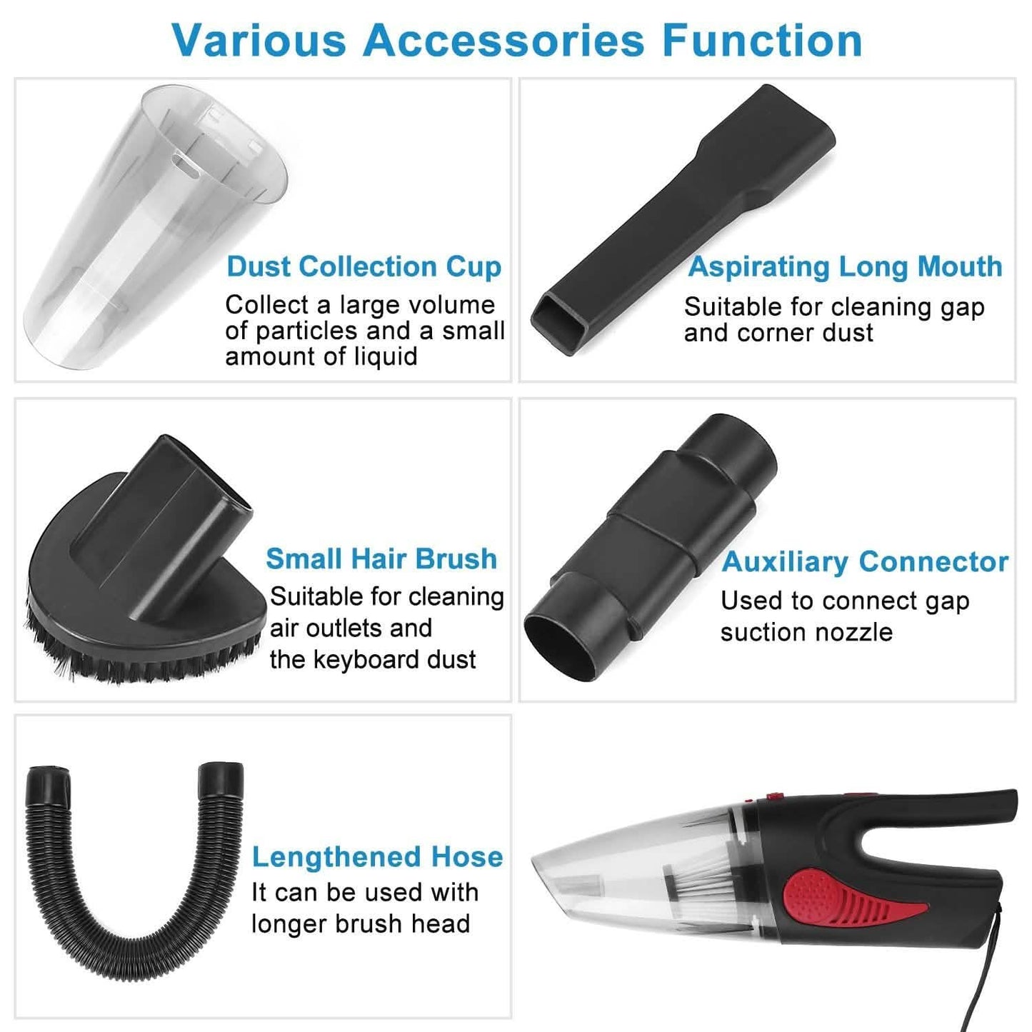 iMounTEK Car Handheld Vacuum Cleaner DailySale