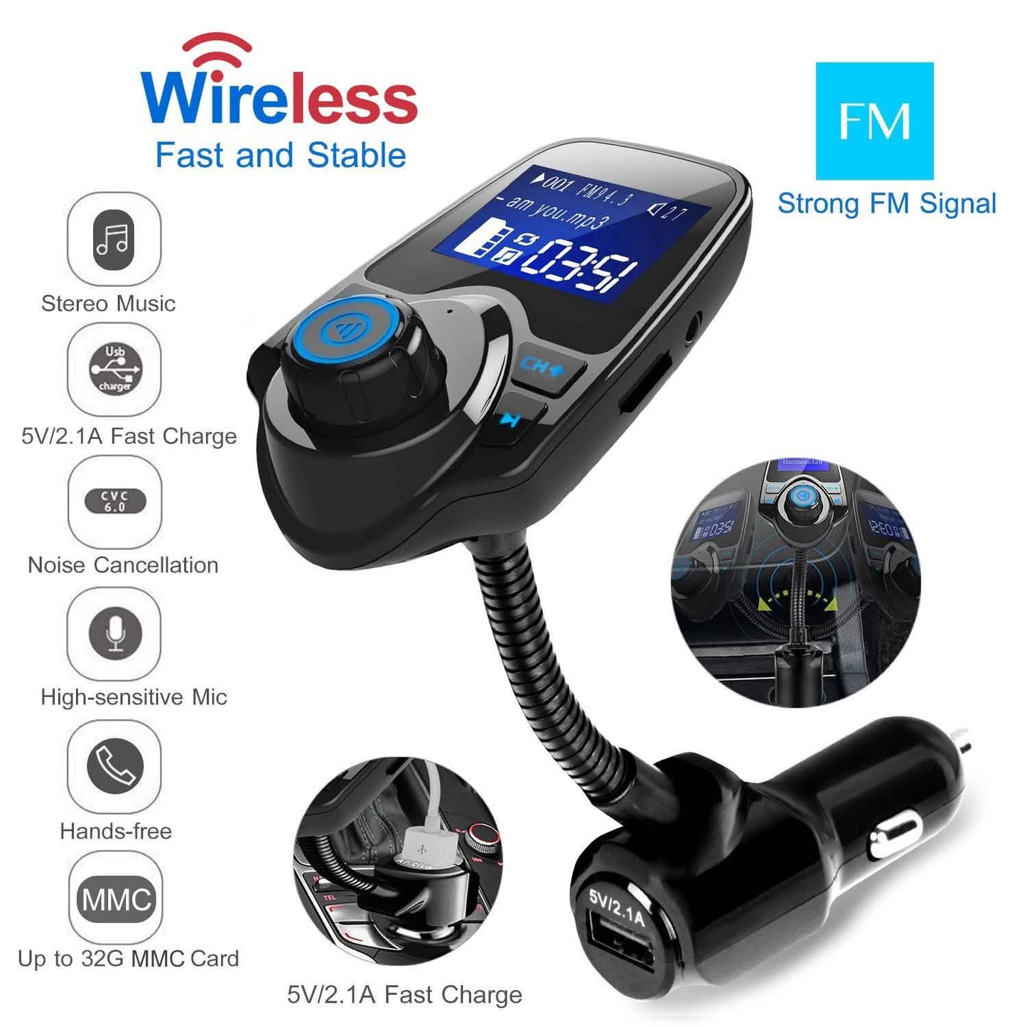 iMounTek Car Wireless FM Transmitter DailySale