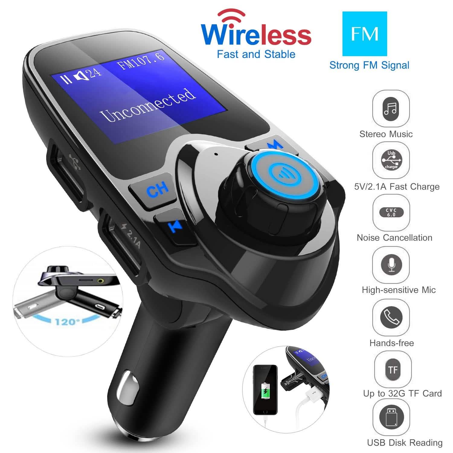 iMounTek Car Wireless FM Transmitter DailySale