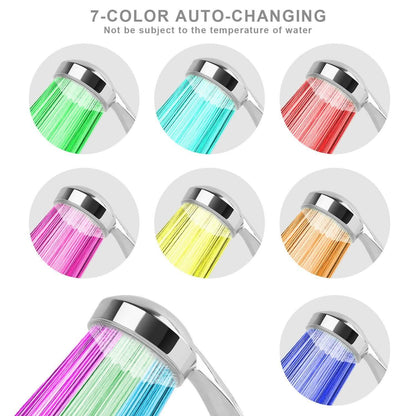 iMounTEK Color-Changing Hydropower LED Shower Head DailySale
