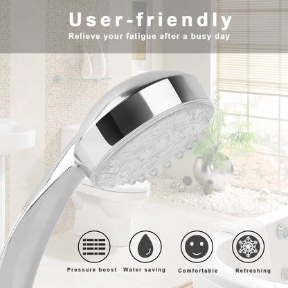 iMounTEK Color-Changing Hydropower LED Shower Head DailySale