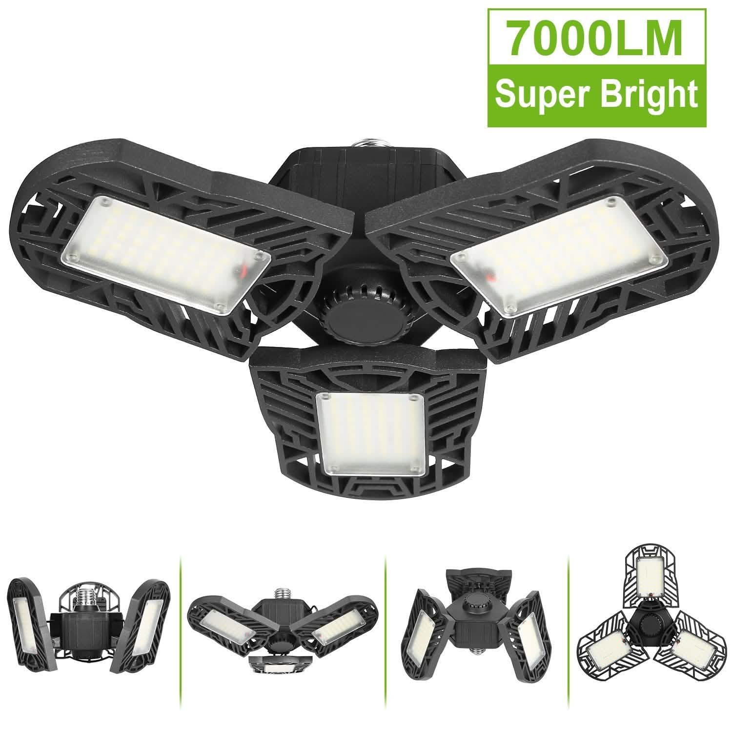 iMounTEK E26 /E27 80W 7000LM 6500K LED Garage Ceiling Light DailySale