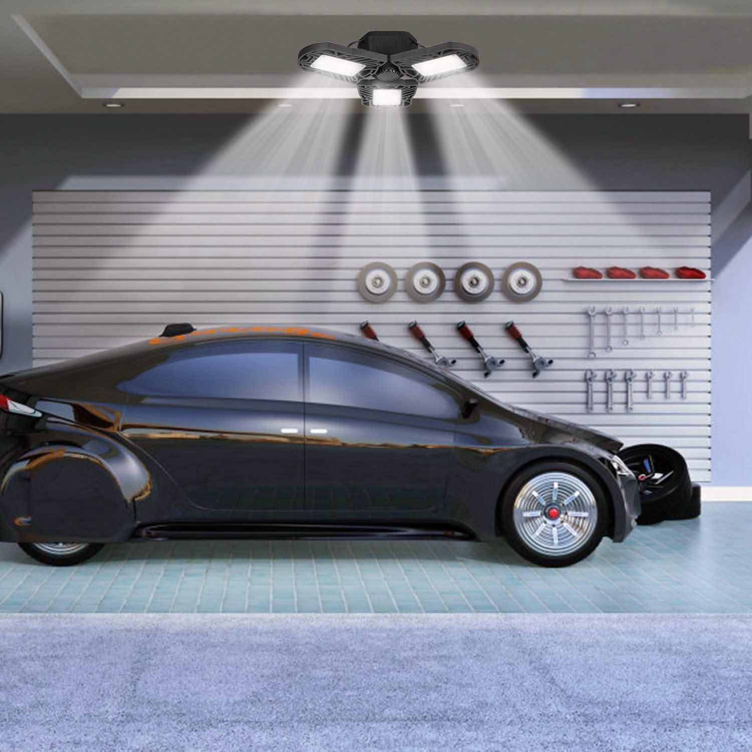 iMounTEK E26 /E27 80W 7000LM 6500K LED Garage Ceiling Light DailySale