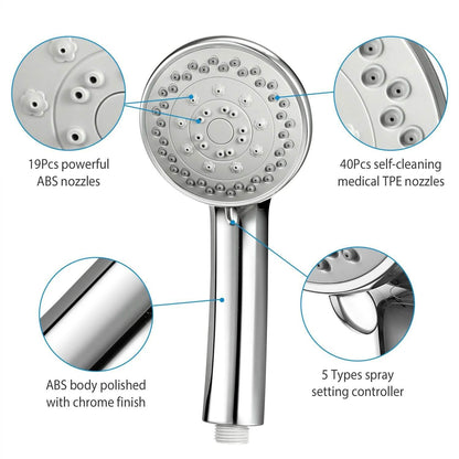 iMountek Handheld Stainless Shower Hand DailySale