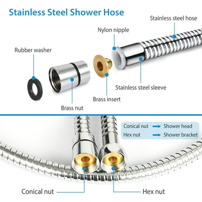 iMountek Handheld Stainless Shower Hand DailySale