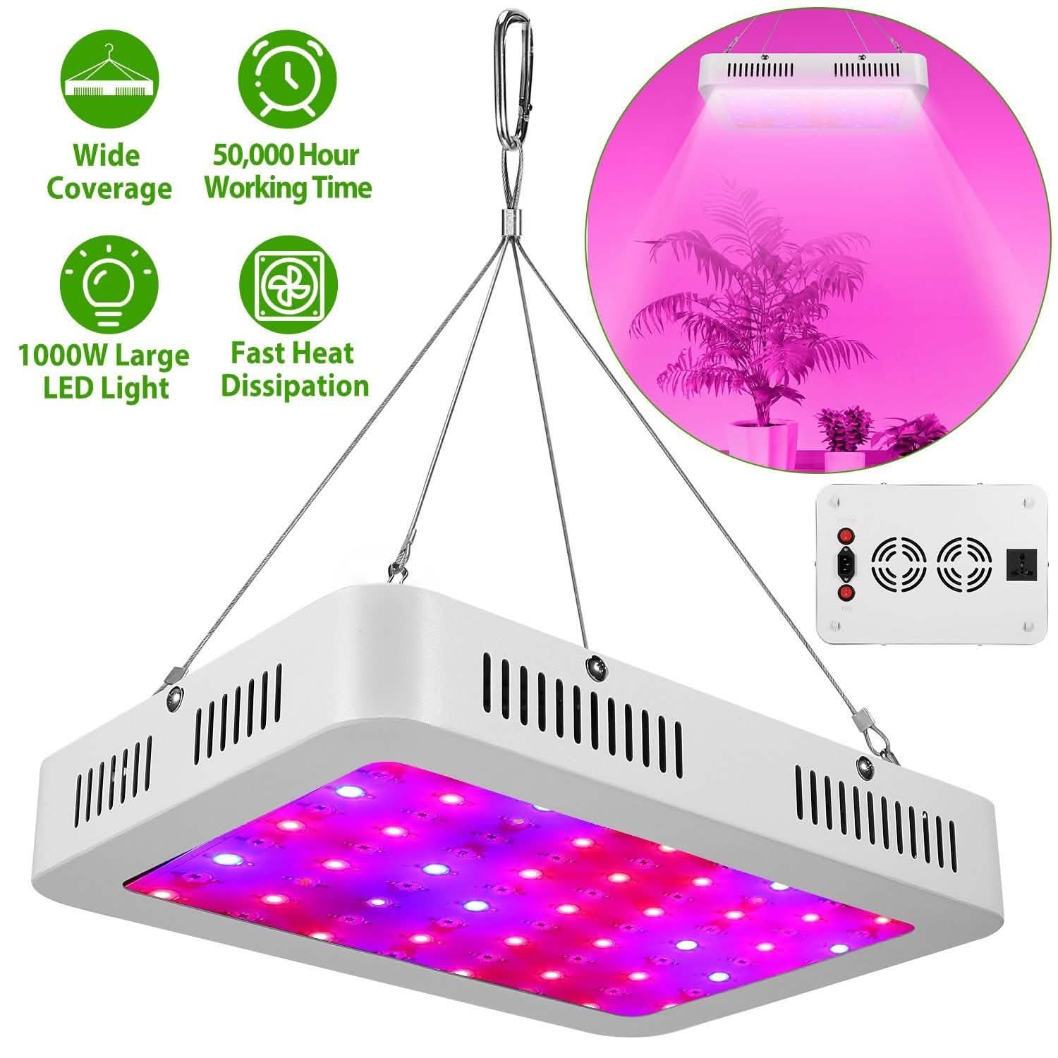 iMountek LED Plant Grow Lights 1000W DailySale