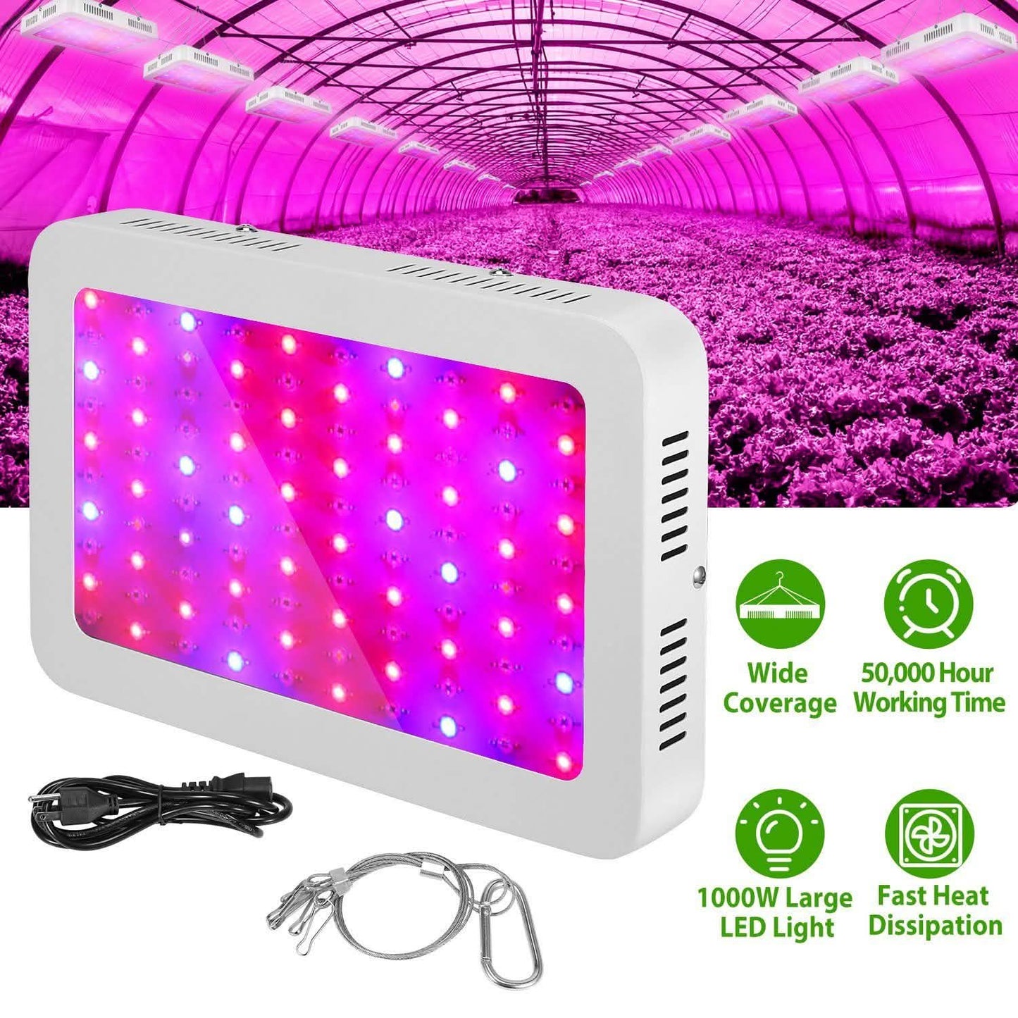iMountek LED Plant Grow Lights 1000W DailySale