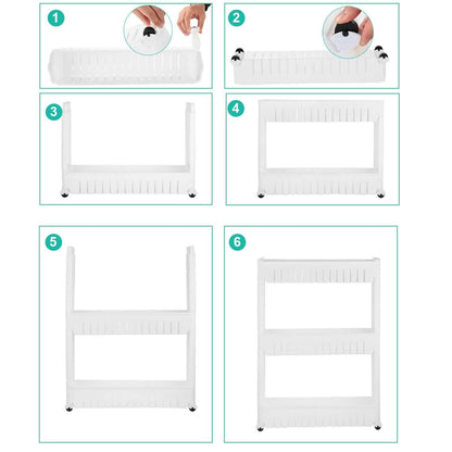 iMounTEK Slim Storage Cart DailySale