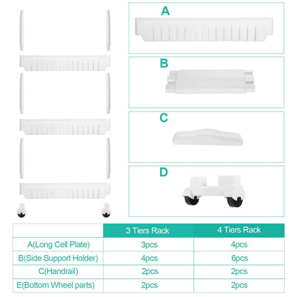 iMounTEK Slim Storage Cart DailySale