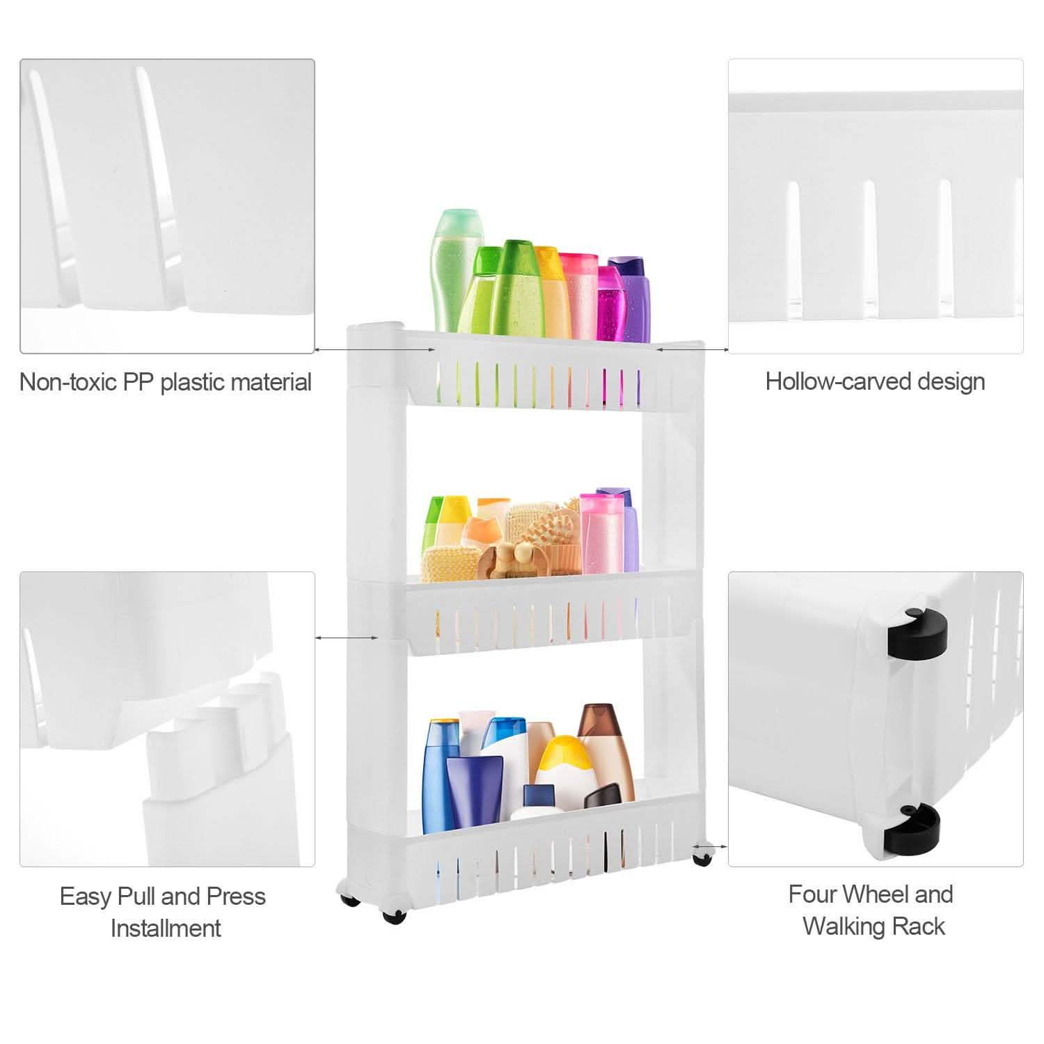 iMounTEK Slim Storage Cart DailySale
