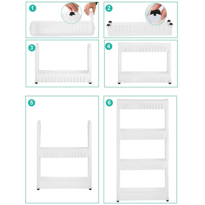 iMounTEK Slim Storage Cart DailySale