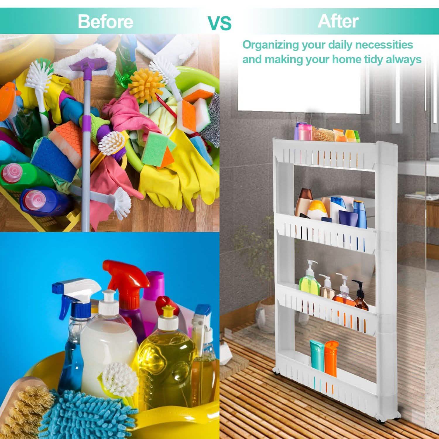 iMounTEK Slim Storage Cart DailySale
