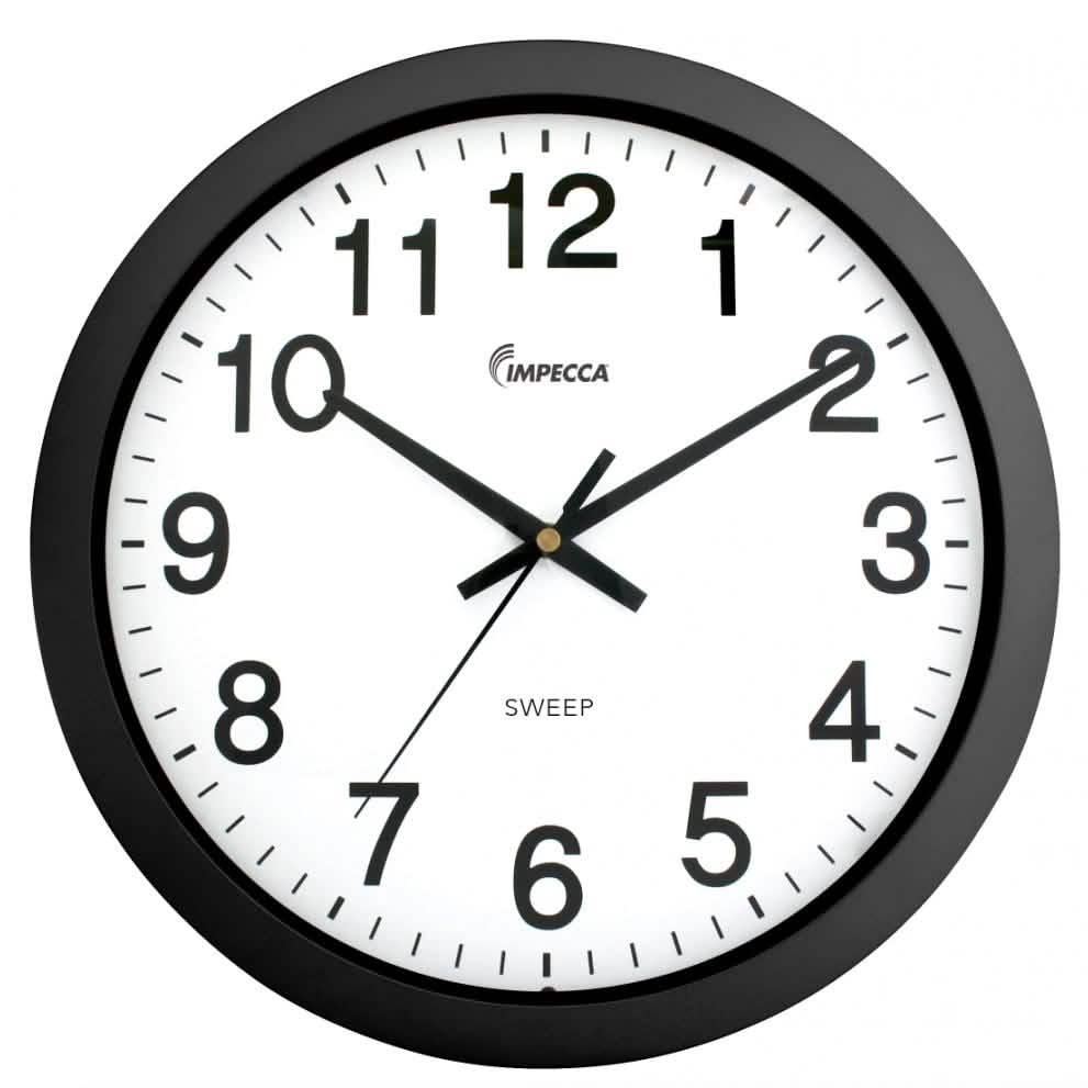 Impecca 10" Wall Clock, Silent Mov. DailySale