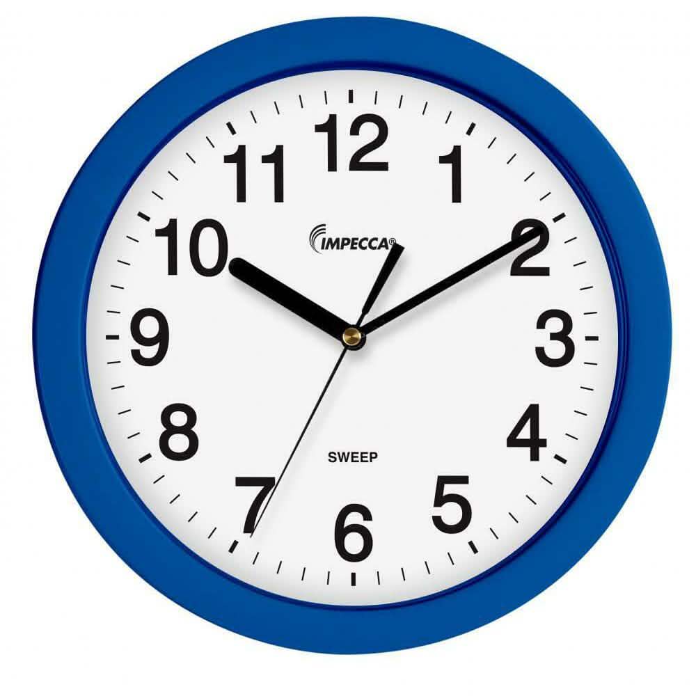Impecca 10" Wall Clock, Silent Mov. DailySale