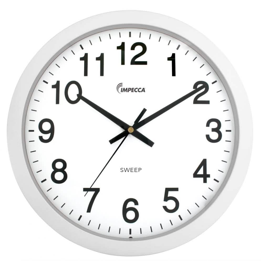 Impecca 10" Wall Clock, Silent Mov. DailySale