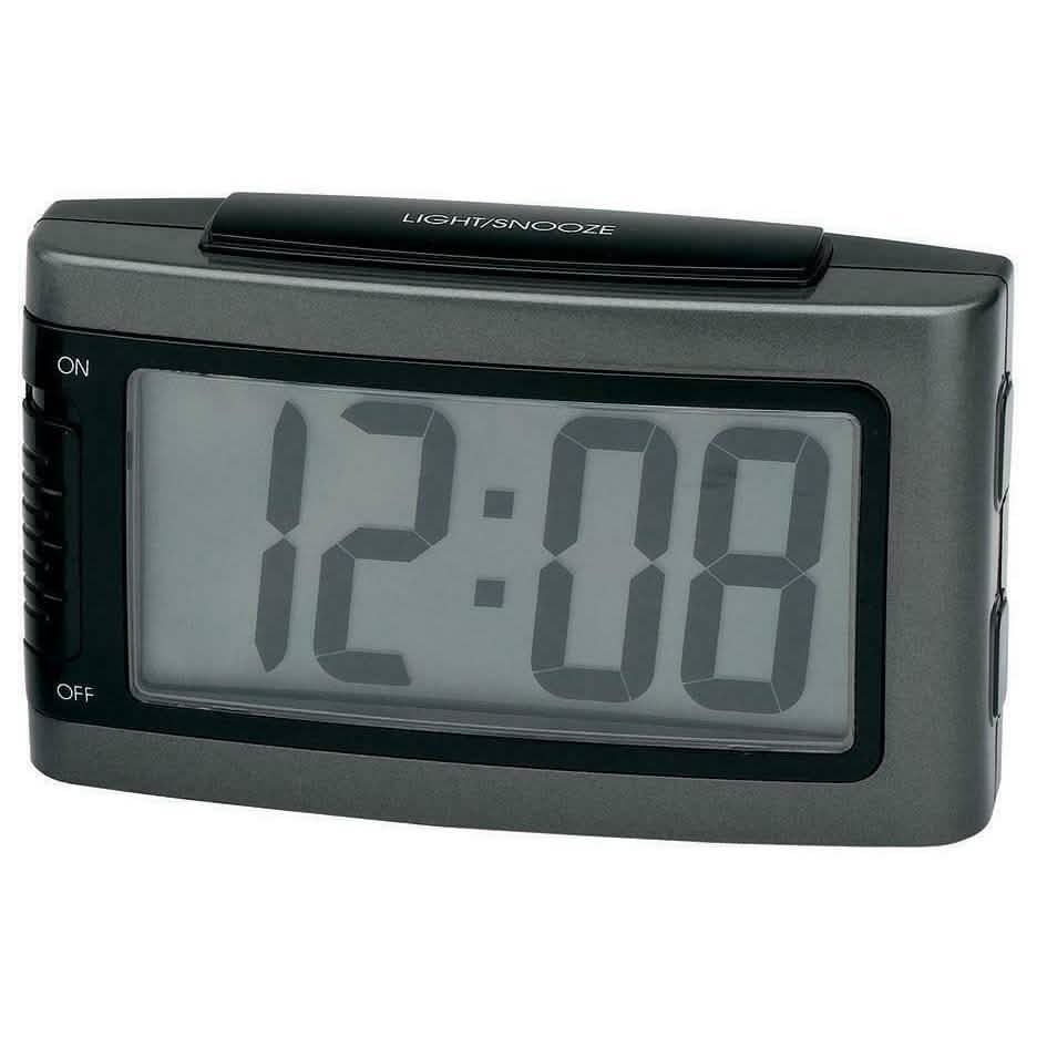 Impecca Battery Alarm Clock with Snooze DailySale