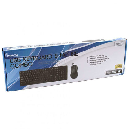 IMPECCA Desktop USB Keyboard and Mouse Combo DailySale